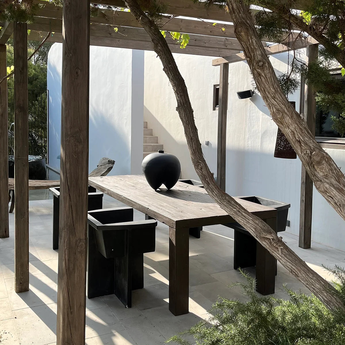 101 COPENHAGEN Βάζο Βάζο, Sumo Big, Σκούρο Καφέ, Κεραμικό, H 44xW44xL43,5 cm 101 Copenhagen