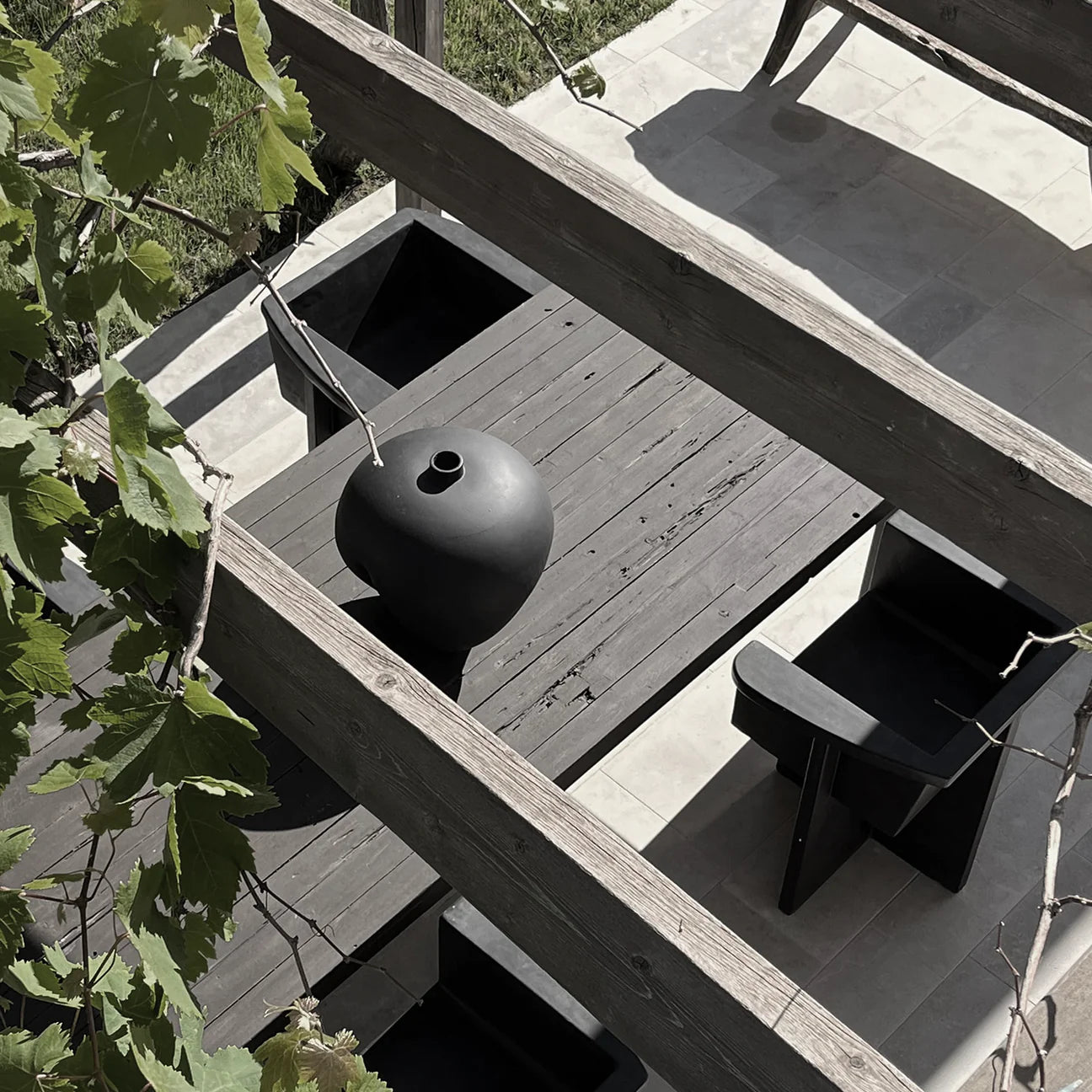 101 COPENHAGEN Βάζο Βάζο, Sumo Big, Σκούρο Καφέ, Κεραμικό, H 44xW44xL43,5 cm 101 Copenhagen