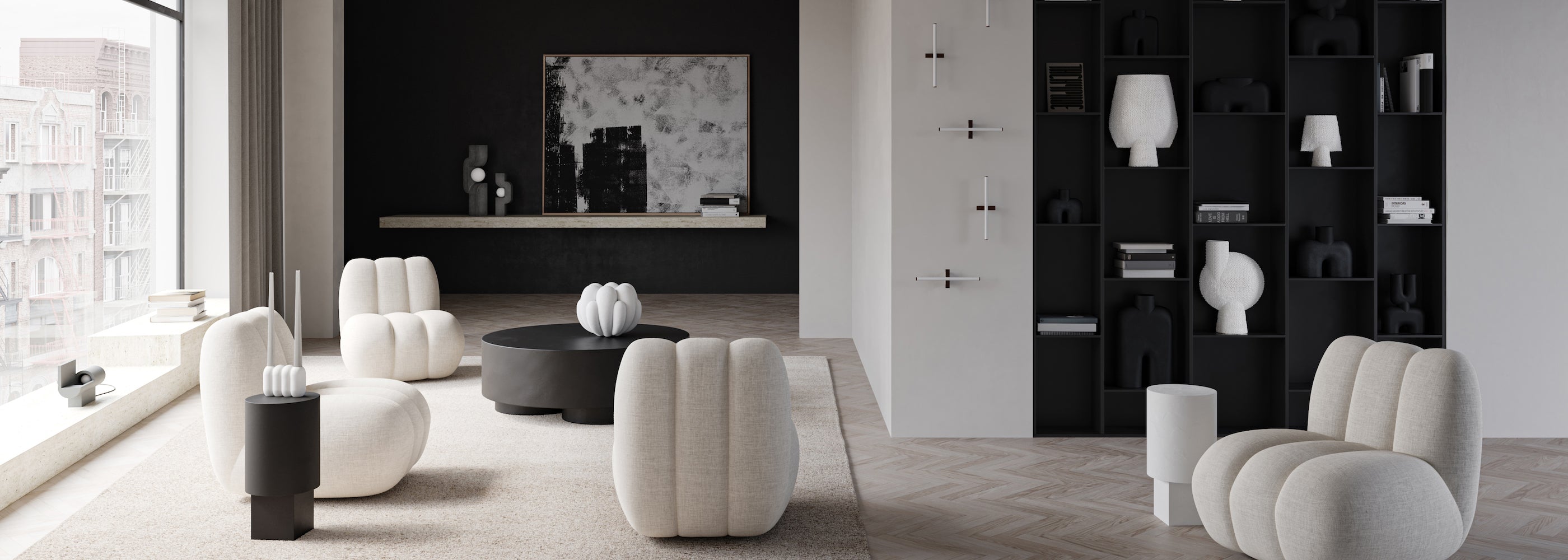 Nordic design livingroom