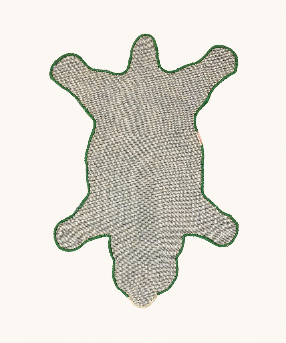 Χαλί Josie Jardin Bear Small - Μάλλινο Βαμβακερό Πολύχρωμο 92 x 62 x 2 cm Doing Goods