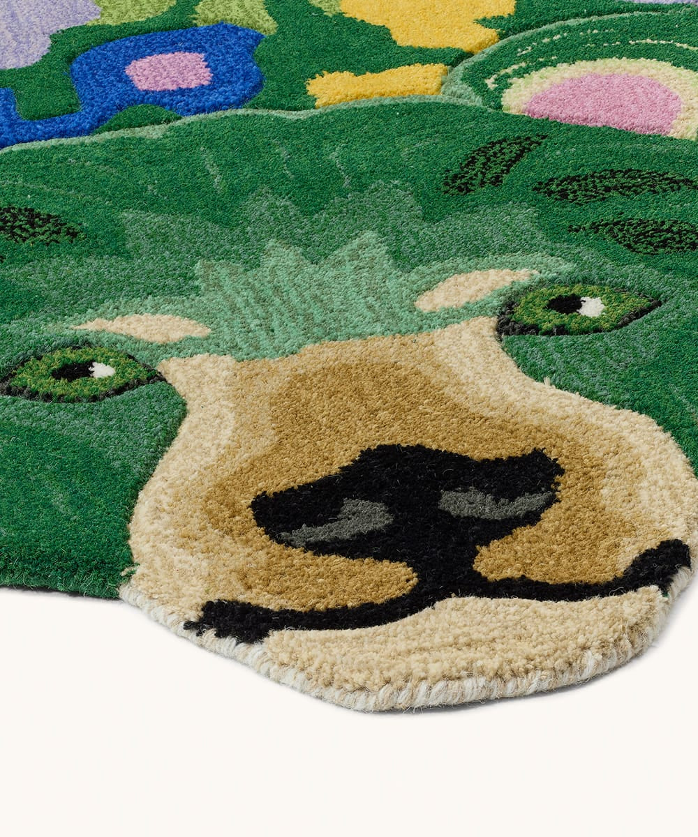 Χαλί Josie Jardin Bear XLarge - Μάλλινο Βαμβακερό Πολύχρωμο 240 x 165 x 2 cm Doing Goods