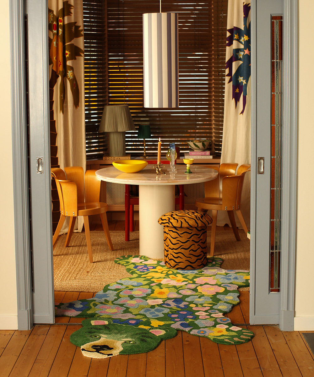 Χαλί Josie Jardin Bear XLarge - Μάλλινο Βαμβακερό Πολύχρωμο 240 x 165 x 2 cm Doing Goods