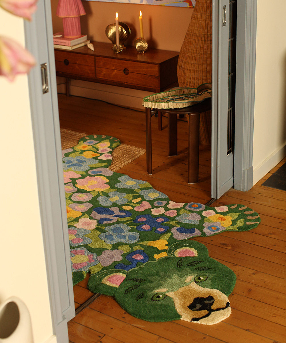 Χαλί Josie Jardin Bear XLarge - Μάλλινο Βαμβακερό Πολύχρωμο 240 x 165 x 2 cm Doing Goods