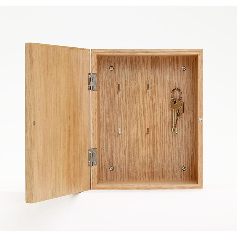 Ντουλάπι Κλειδιών Τοίχου NT - Ξύλο Δρυός Φυσική Απόχρωση W19,8 x D9,5 x H25 cm ANDERSEN