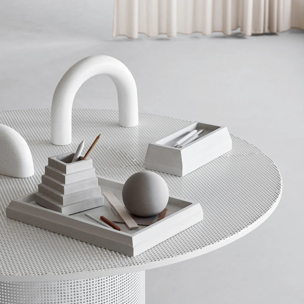 KRISTINA DAM studio Γλυπτό Γλυπτό Cupola Κεραμικό Εκρού W24 D5,5xH33,5 cm KRISTINA DAM studio
