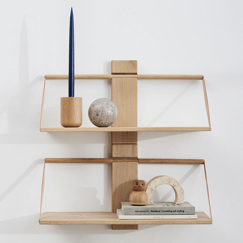 ANDERSEN Ράφι Ράφι Wood Wall Small Δρύινο Φυσικό W30xL18xH32 cm ANDERSEN