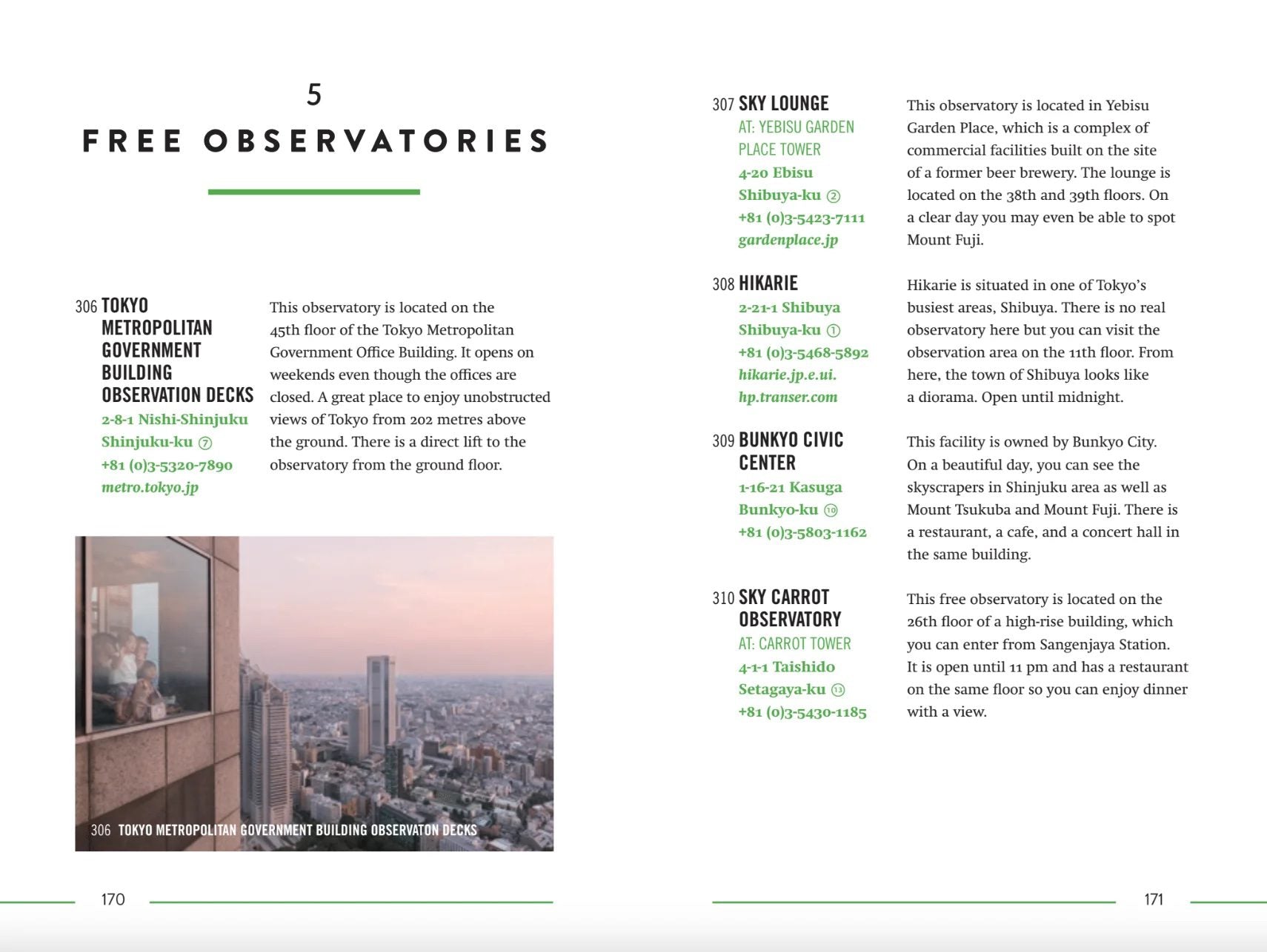 Hintsdeco Books Βιβλίο Τέχνης Βιβλίο Τέχνης The 500 Hidden Secrets of Tokyo – 3rd edition Γαλάζιο/Πράσινο 12×2×18 cm Hintsdeco