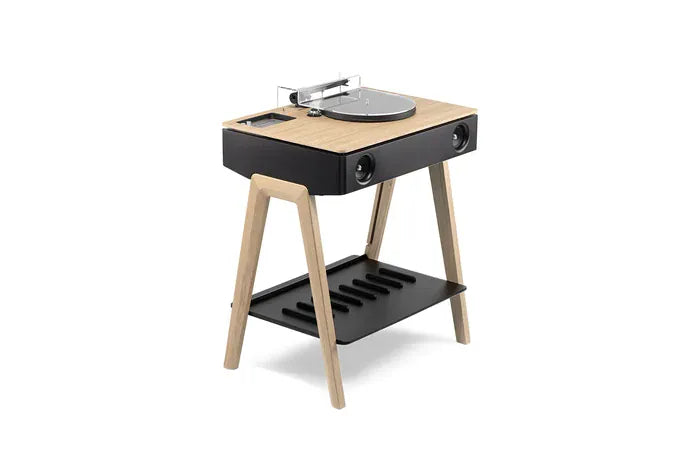 LX Turntable Connect Walnut της La Boite concept, ηχοσύστημα Hi-Fi με ενσωματωμένο πικάπ σε φινίρισμα δρυς