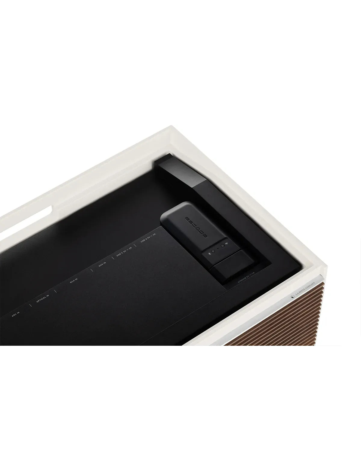 υσικό Ξύλο Bluetooth Speaker 240 W, 96 dB, Μ36 × Π25 × Υ16 cm La Boite Concept