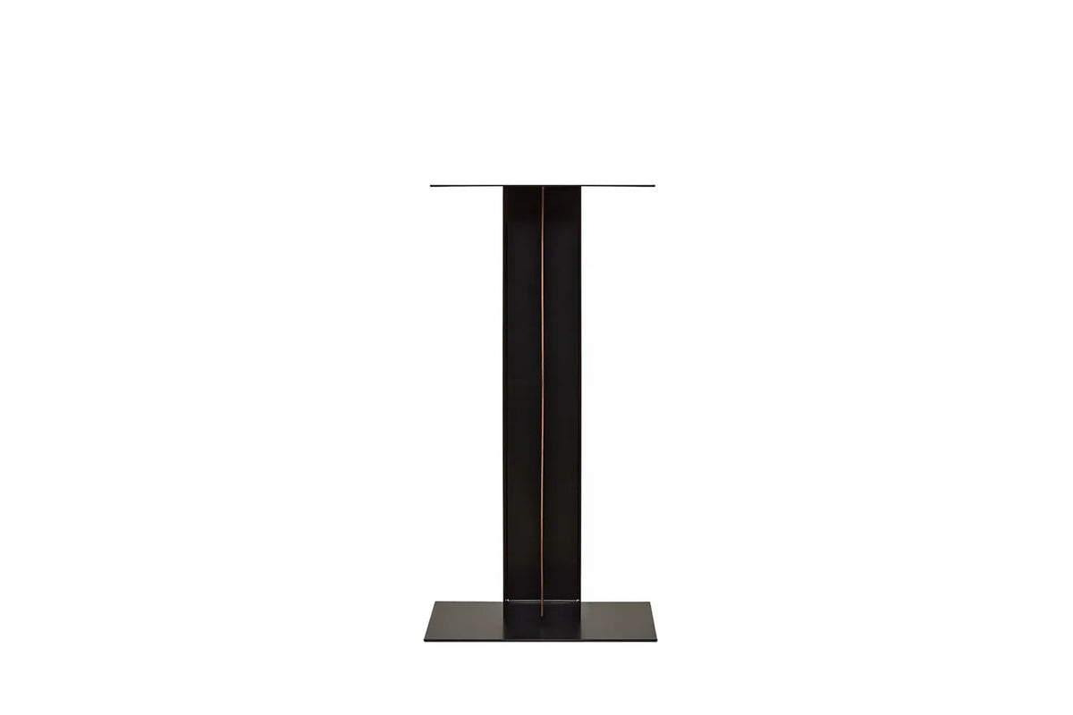 Βάση Ηχείου PR Link Base PR Link, Ατσάλι Soft Μπεζ/ Φυσικό Ξύλο, L38cm x W27cm x H74.5cm La Boite Concept