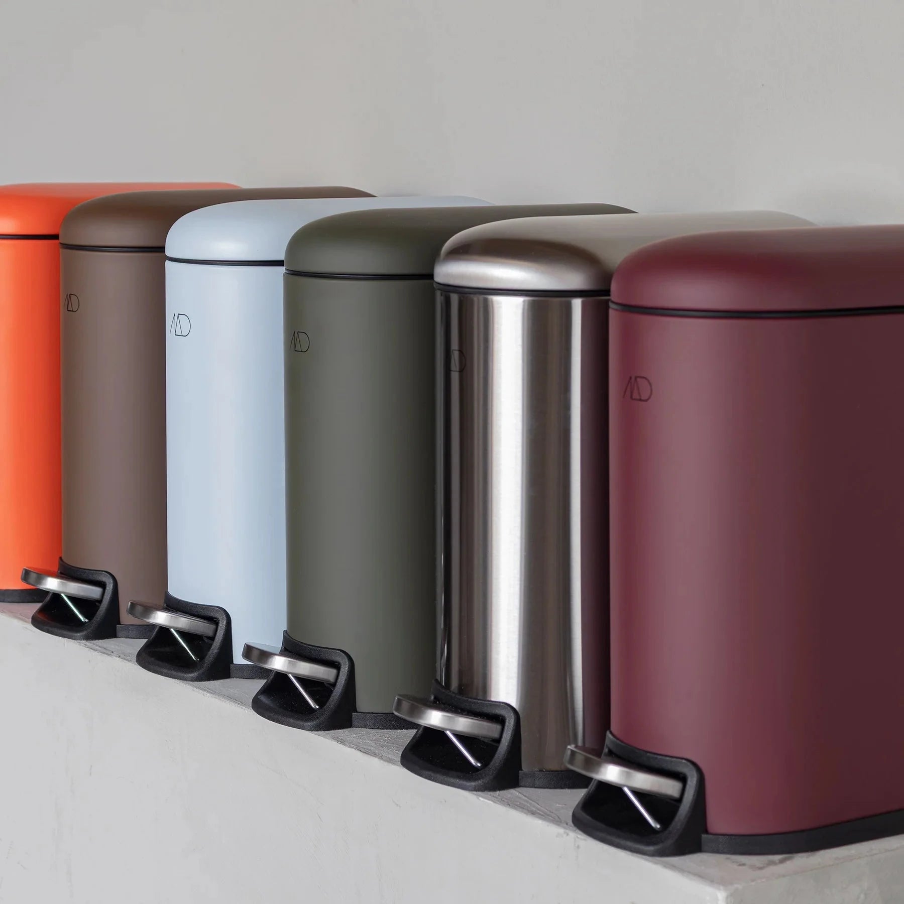 METTE DITMER Είδη Μπάνιου Κάδος Μπάνιου Mini - Walther Pedal 5 litre - Μεταλλικός Σκούρο Πράσινο W15 x L27 x H29 cm METTE DITMER