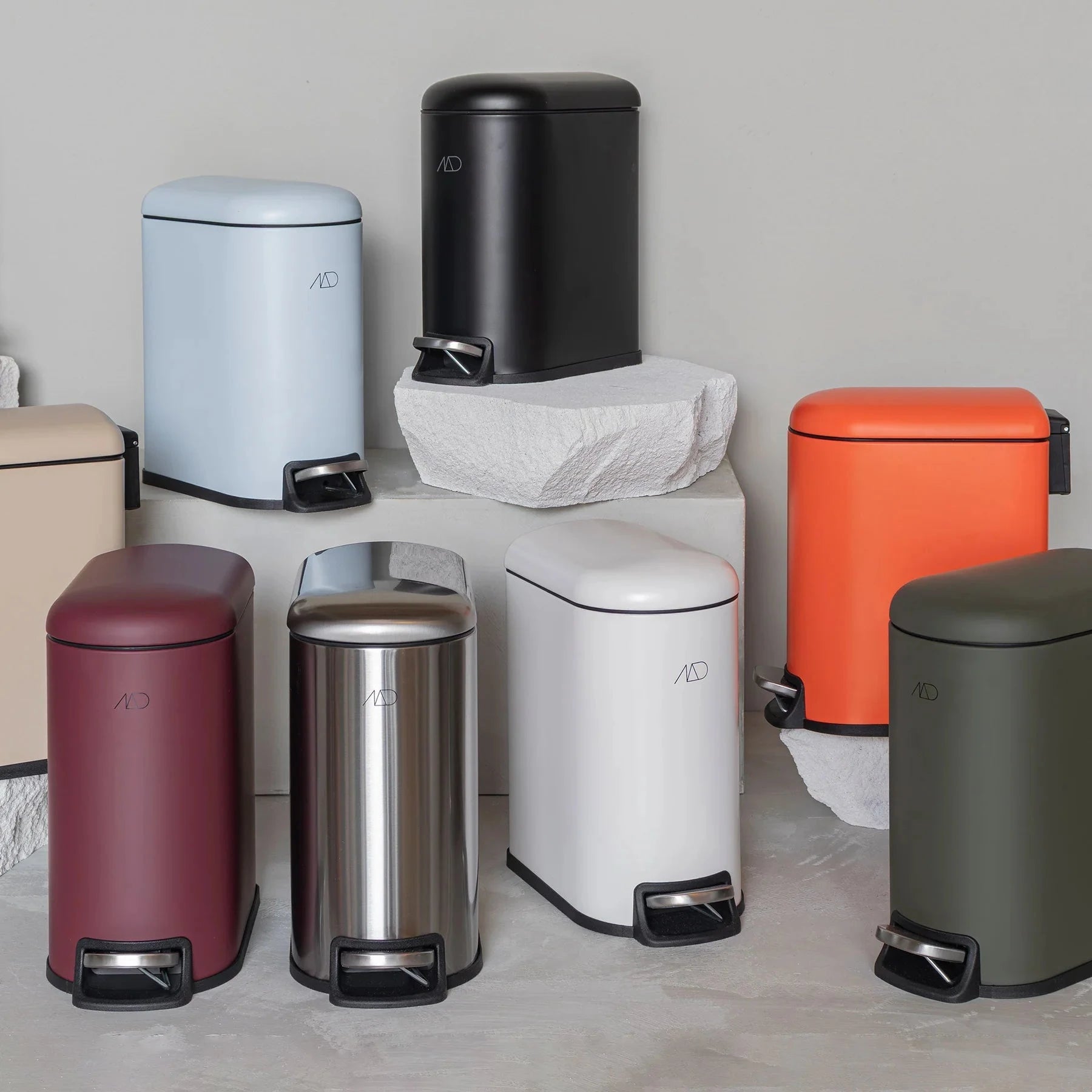 METTE DITMER Είδη Μπάνιου Κάδος Μπάνιου Mini - Walther Pedal 5 litre - Μεταλλικός Μπεζ W15 x L27 x H29 cm METTE DITMER