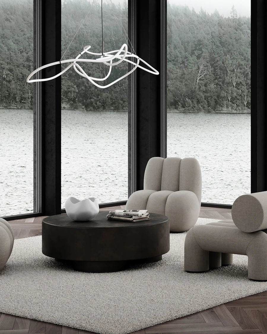 Φωτιστικό Οροφής Ghost Chandelier Big - Ακρυλικό Ανοξείδωτο Ατσάλι H52 x W82 x L156 cm 101 COPENHAGEN