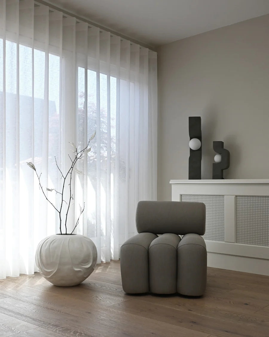 101 COPENHAGEN Βάζο Orimono Vase Big Κεραμικό Διακοσμητικό Βάζο Άσπρο Η40x50x50cm 101 COPENHAGEN