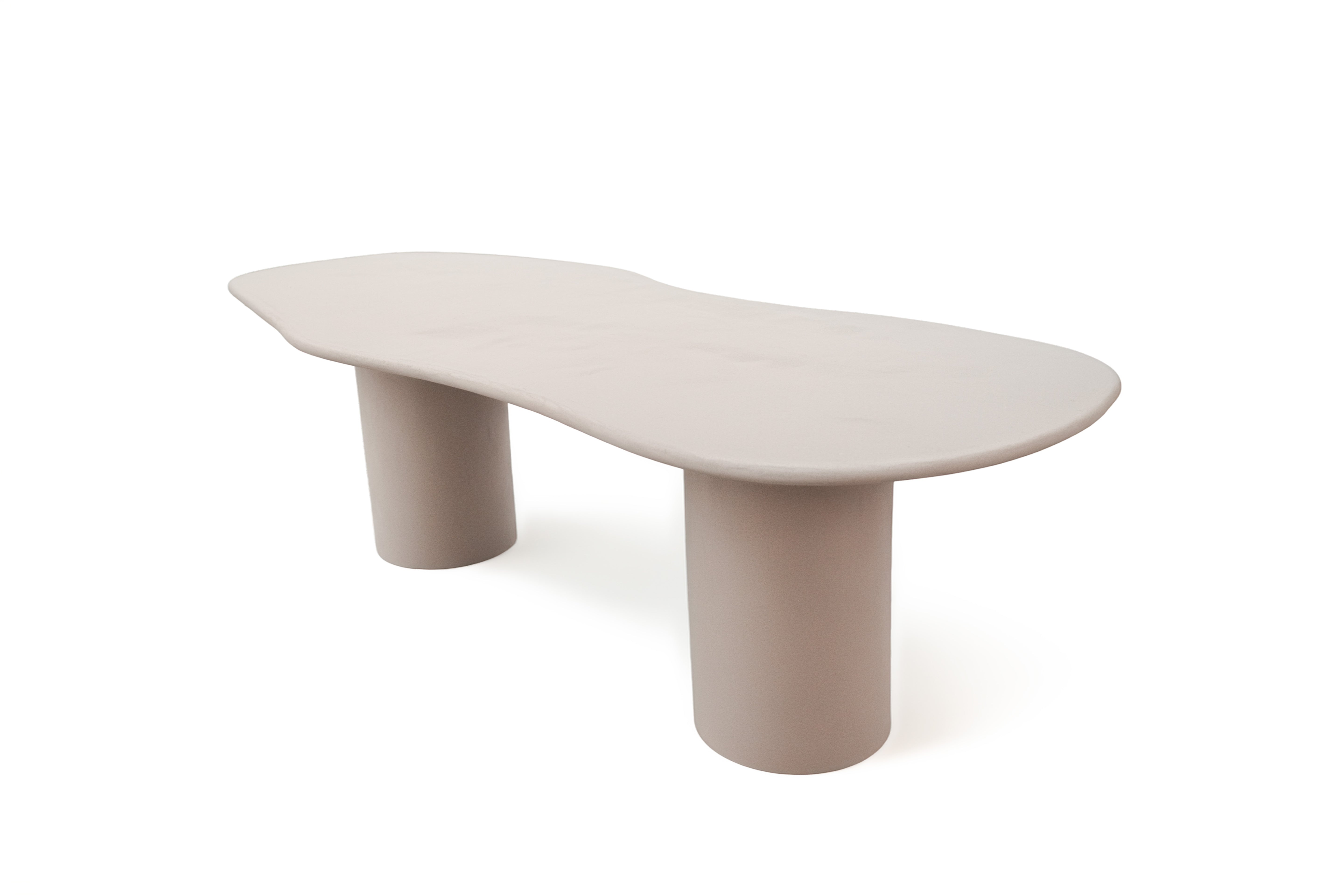 Τραπεζαρία Maranola - Ξύλο MDF Μέ Όψη Τσιμέντου Γκρεζ  W96 x L240 x H76 cm HOUSE NORDIC