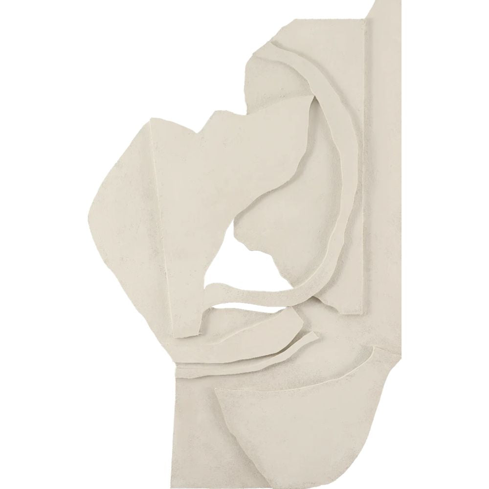 Έργο Τέχνης Pale Form Unika - Off White Τσόχα W64 x H99 cm MALERIFABRIKKEN