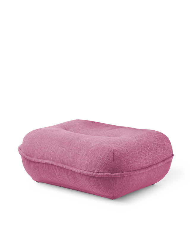 POLSPOTTEN Πουφ Berry Πουφ W95 x D103 x H70 cm ροζ POLSPOTTEN