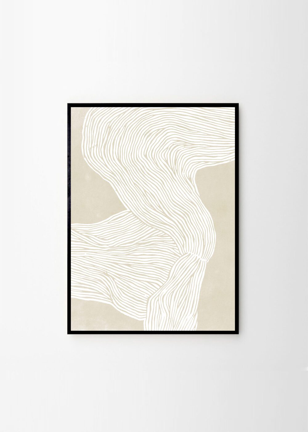 THE POSTER CLUB Poster Πόστερ The Line no. 08 Rebecca Hein (50x70) cm Mπεζ Sustainable Paper THE POSTER CLUB