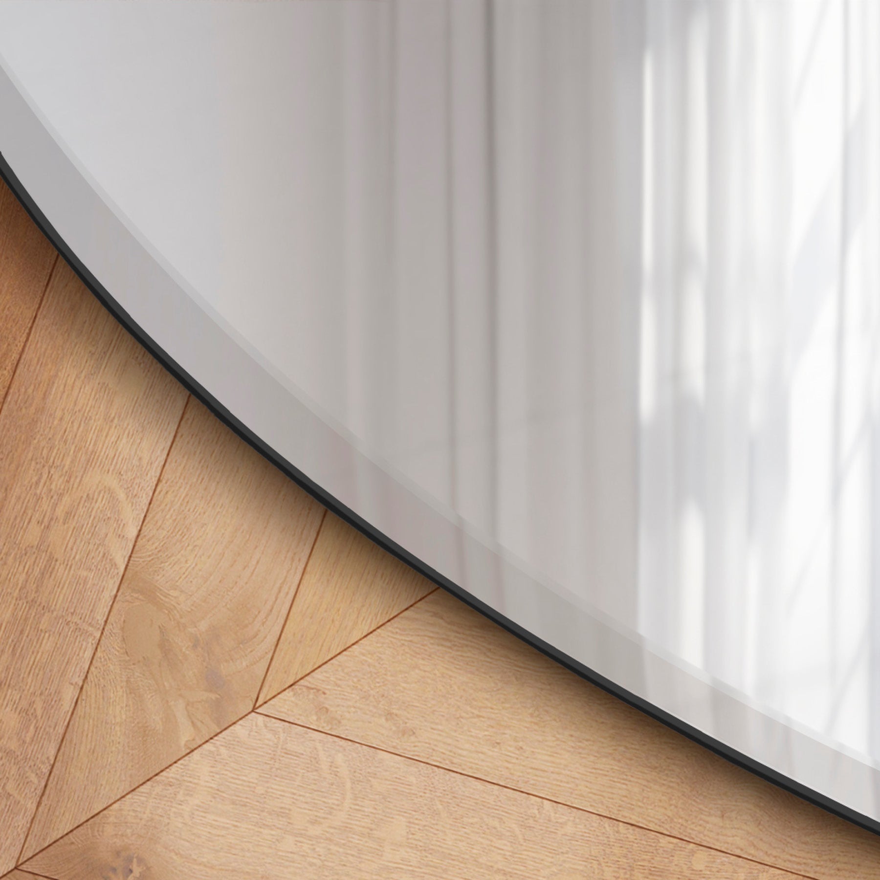 Καθρέφτης Τοίχου Wave - Διάφανος W80 x H160 cm INCADO