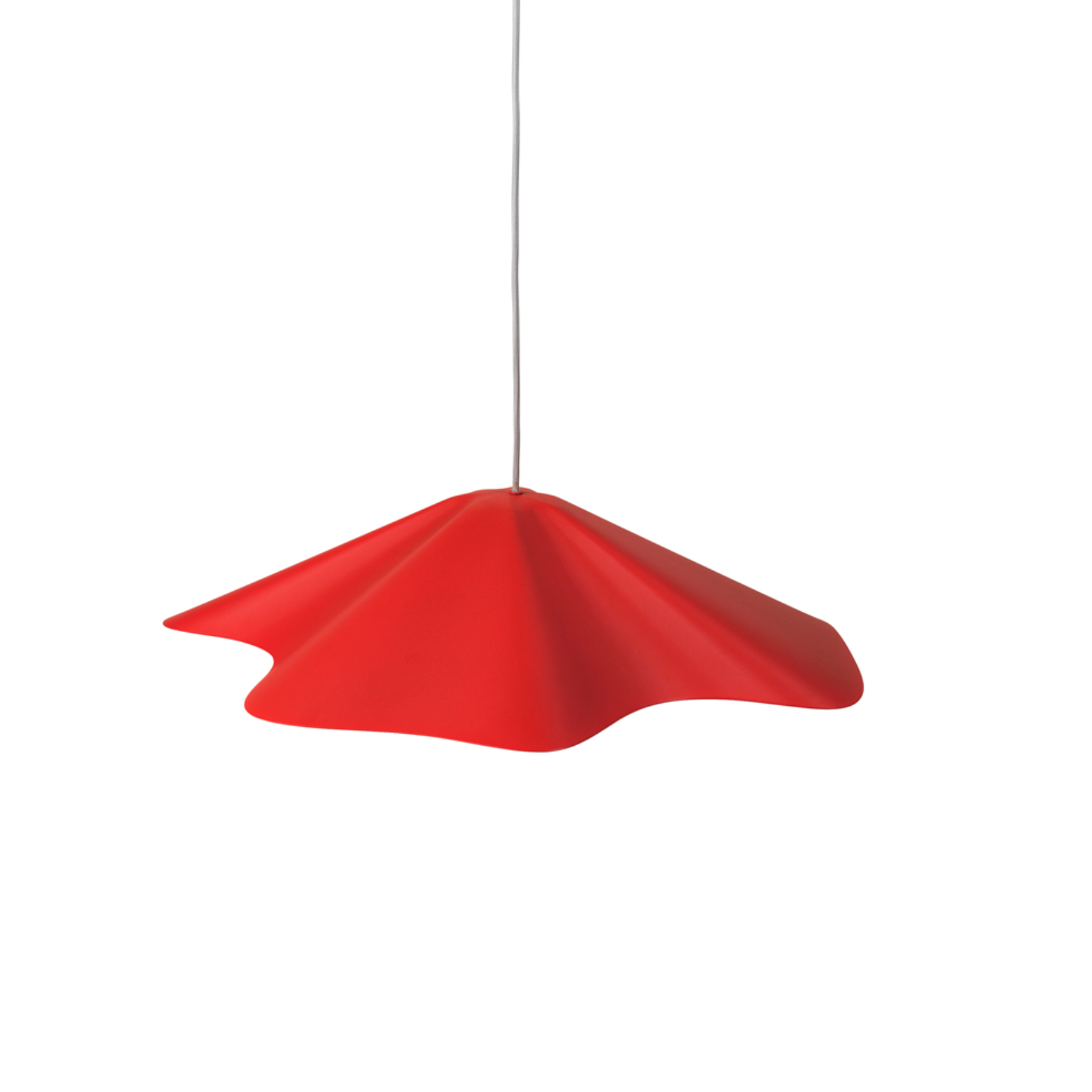 Broste Copenhagen Επιδαπέδιο Φωτιστικό Φωτιστικό Οροφής Skirt Pendant Μεταλλικό Πορτοκαλί Ø60xH15cm Broste Copenhagen