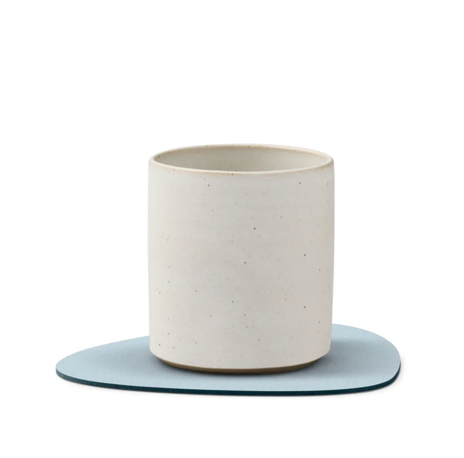 LIND DNA Σουβέρ Σουβέρ Glass Mat Curve Nupo / Ανακ. Δέρμα Sky Μπλε 11x13 cm LIND DNA