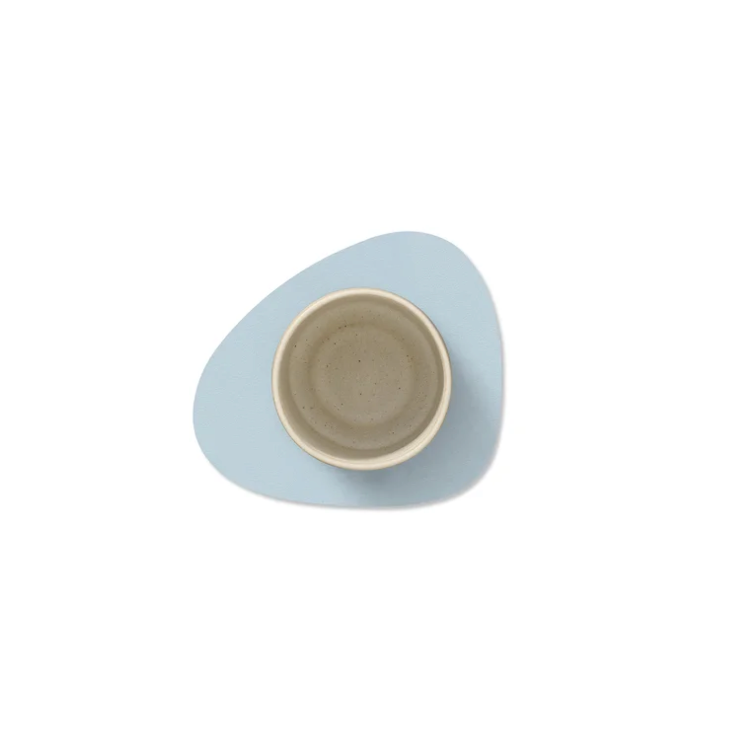 LIND DNA Σουβέρ Σουβέρ Glass Mat Curve Nupo / Ανακ. Δέρμα Sky Μπλε 11x13 cm LIND DNA