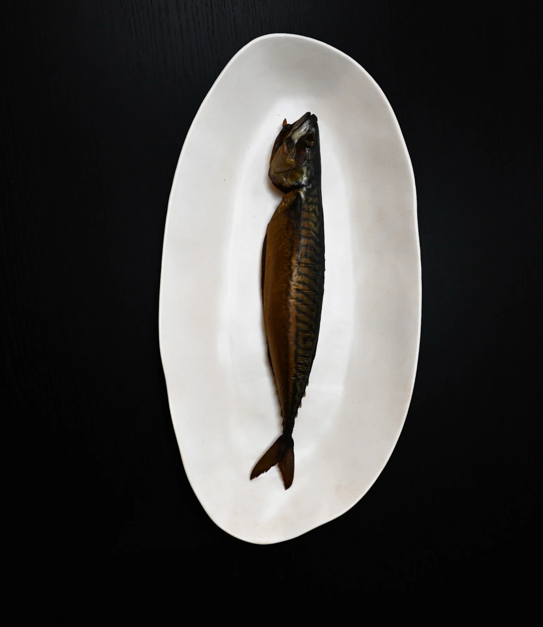 101 COPENHAGEN Διακοσμητικός Δίσκος Πιατέλα Native Oval Tray, Big Κεραμικό Άσπρο Birch H4cm x W26cm x L50 cm 101 COPENHAGEN