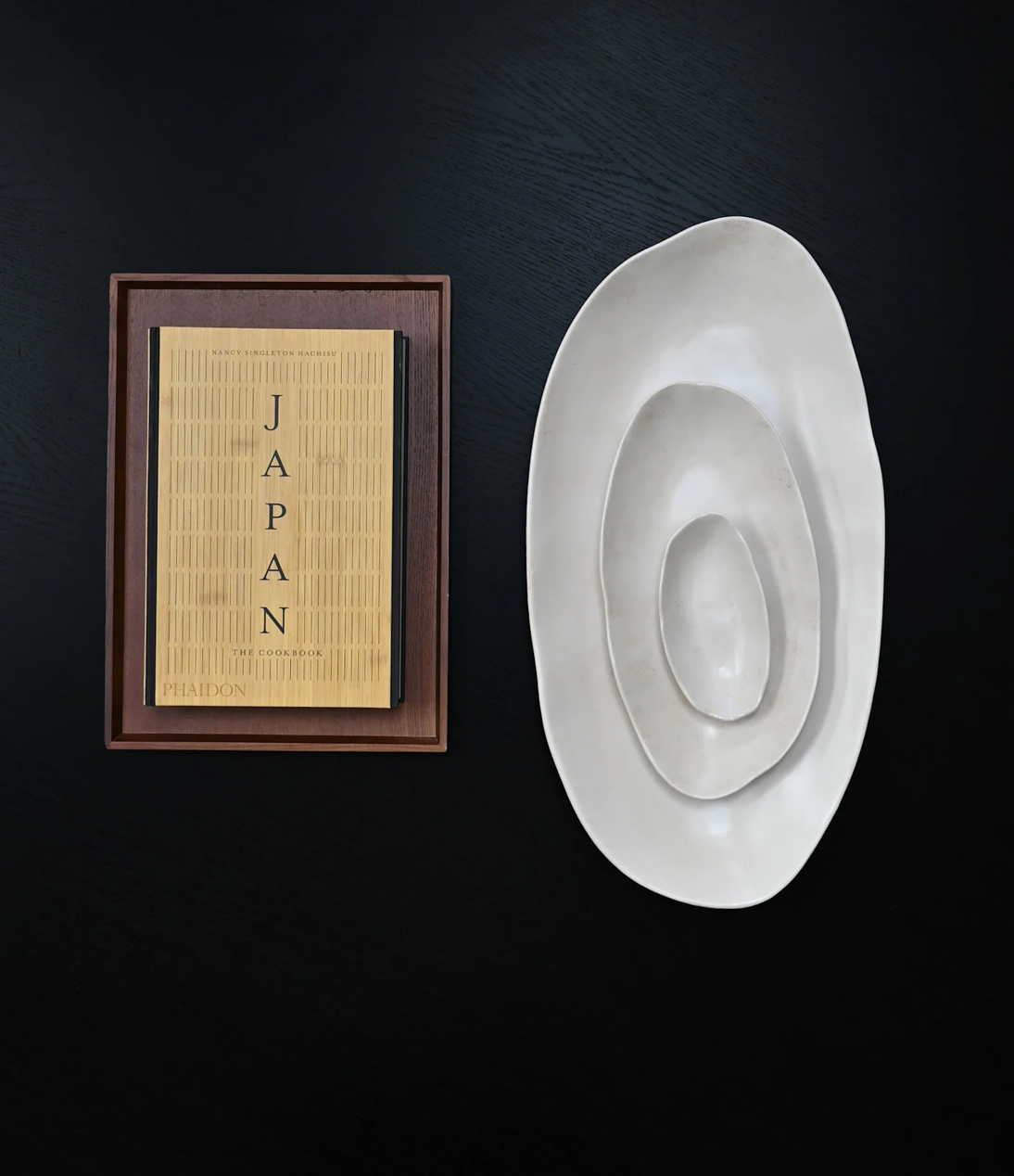 101 COPENHAGEN Διακοσμητικός Δίσκος Πιατέλα Native Oval Tray, Medio Stoneware Άσπρο Birch L30/ W16/ H3,5 cm 101 COPENHAGEN