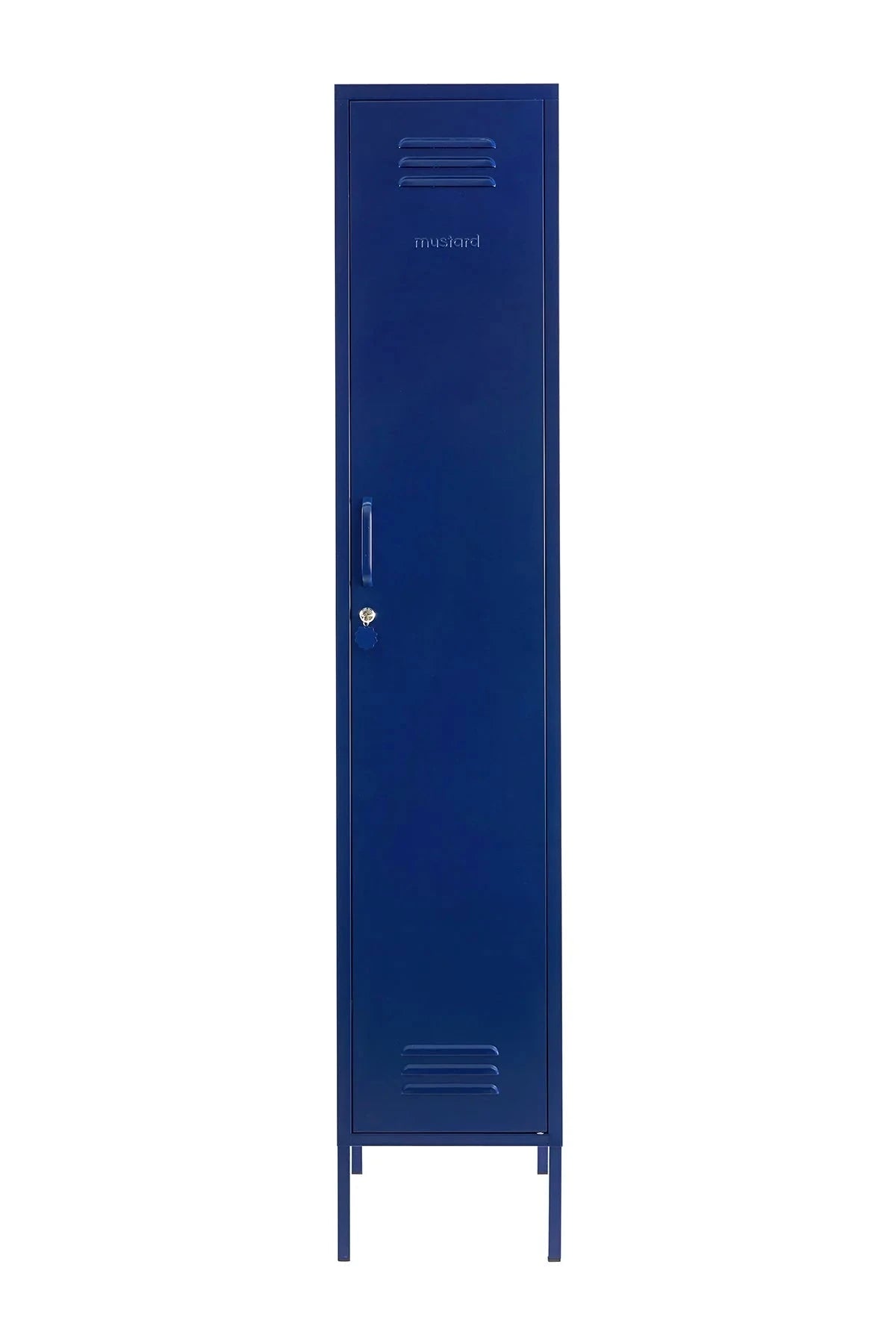 Mustard Ντουλάπι Μεταλλικό ντουλάπι Locker Skinny in Navy Μπλε Xάλυβας  H183xW35xD46cm Mustard Made
