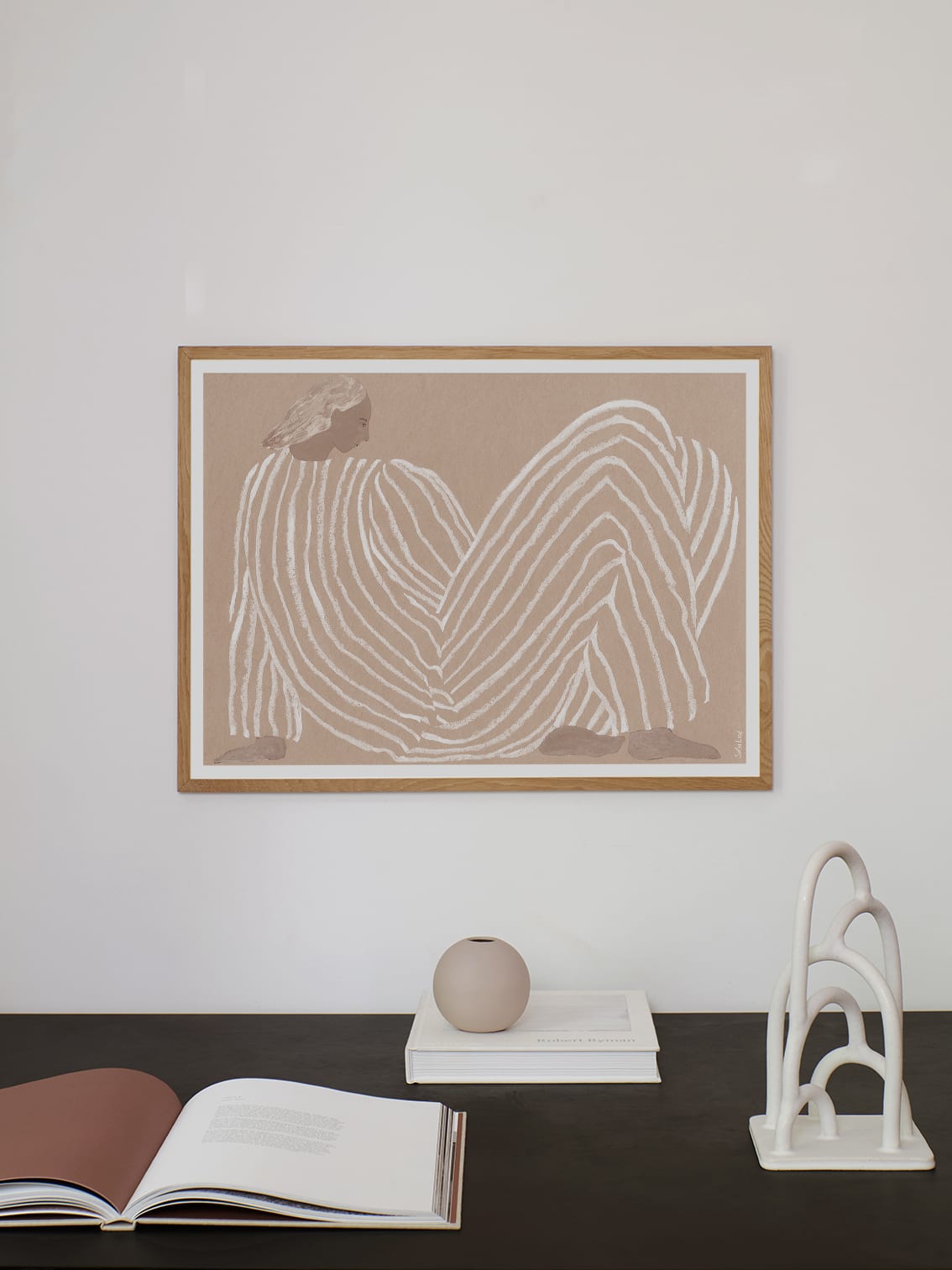 THE POSTER CLUB Poster Πόστερ Me Sofia Lind (70x100 cm) Μπεζ Sustainable Paper THE POSTER CLUB