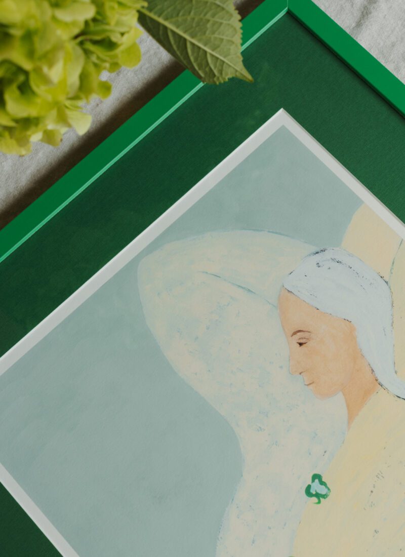 THE POSTER CLUB Poster Πόστερ Scorpio - Άσπρο Γαλάζιο Κίτρινο 50 x 70 cm THE POSTER CLUB