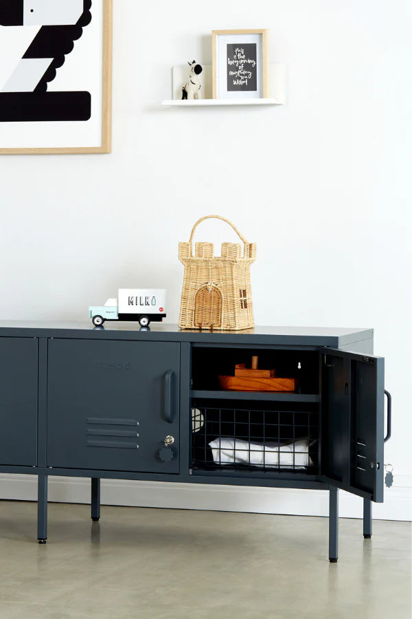 Μεταλλικό Ντουλάπι Locker The Standard Slate Γκρι Χάλυβας H57cm x W162cm x D40cm Mustard
