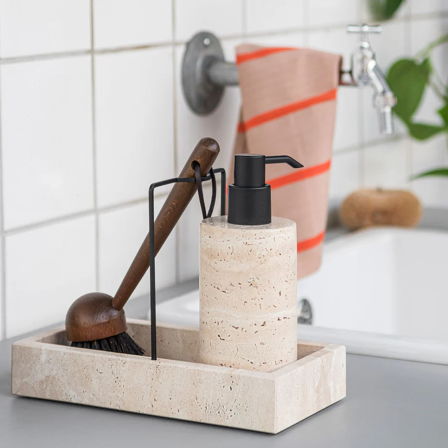 Dispenser Linen TRAVERTINE – Ø7,5 cm METTE DITMER