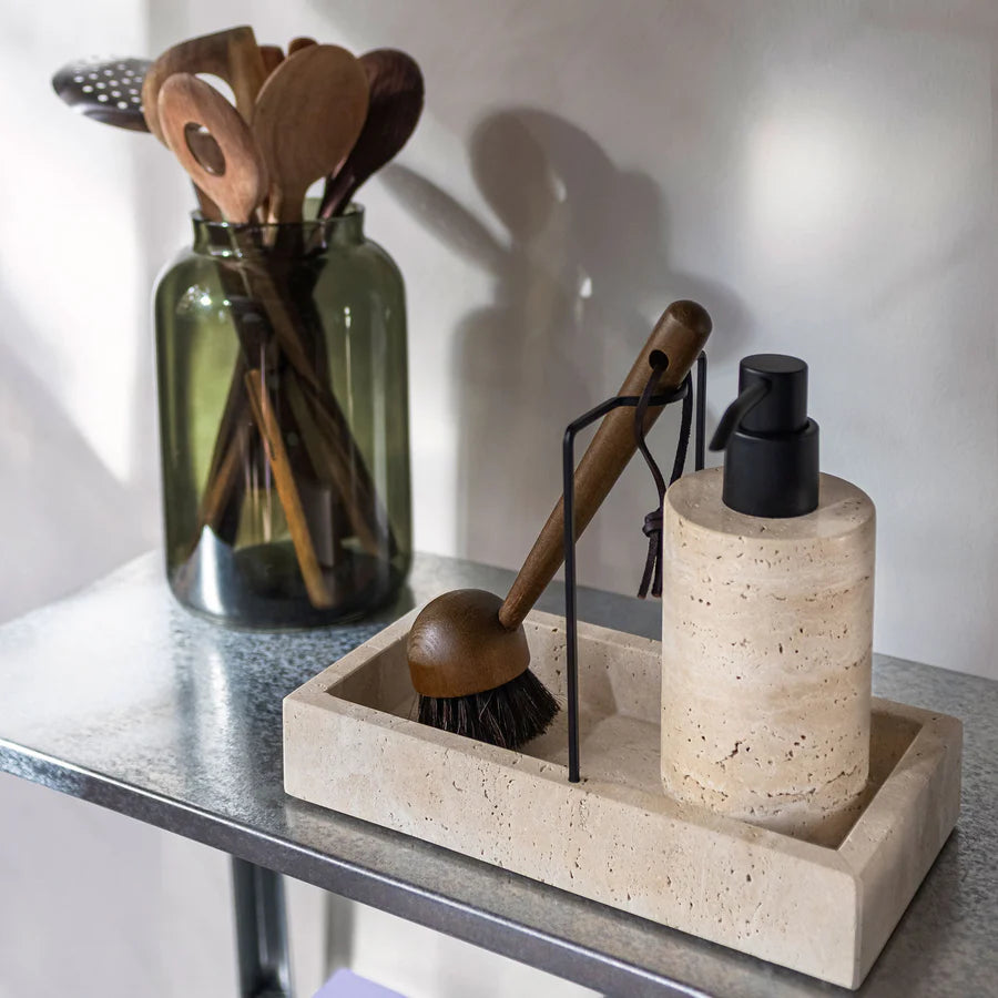 Dispenser Linen TRAVERTINE – Ø7,5 cm METTE DITMER