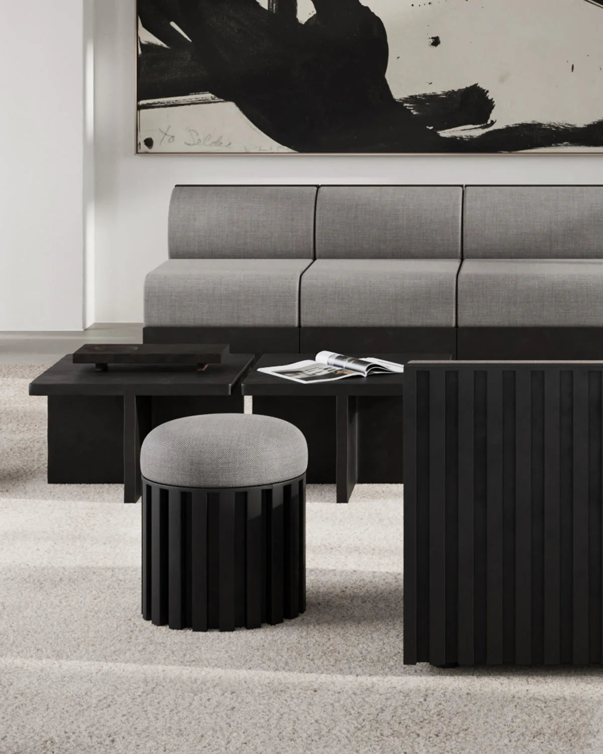 101 COPENHAGEN Διακοσμητική Πιατέλα Διακοσμητική πιατέλα, Duck Tray, Small, Σκούρο Καφέ Κεραμικό, H8cmxD43cm, 101 COPENHAGEN (Copy)