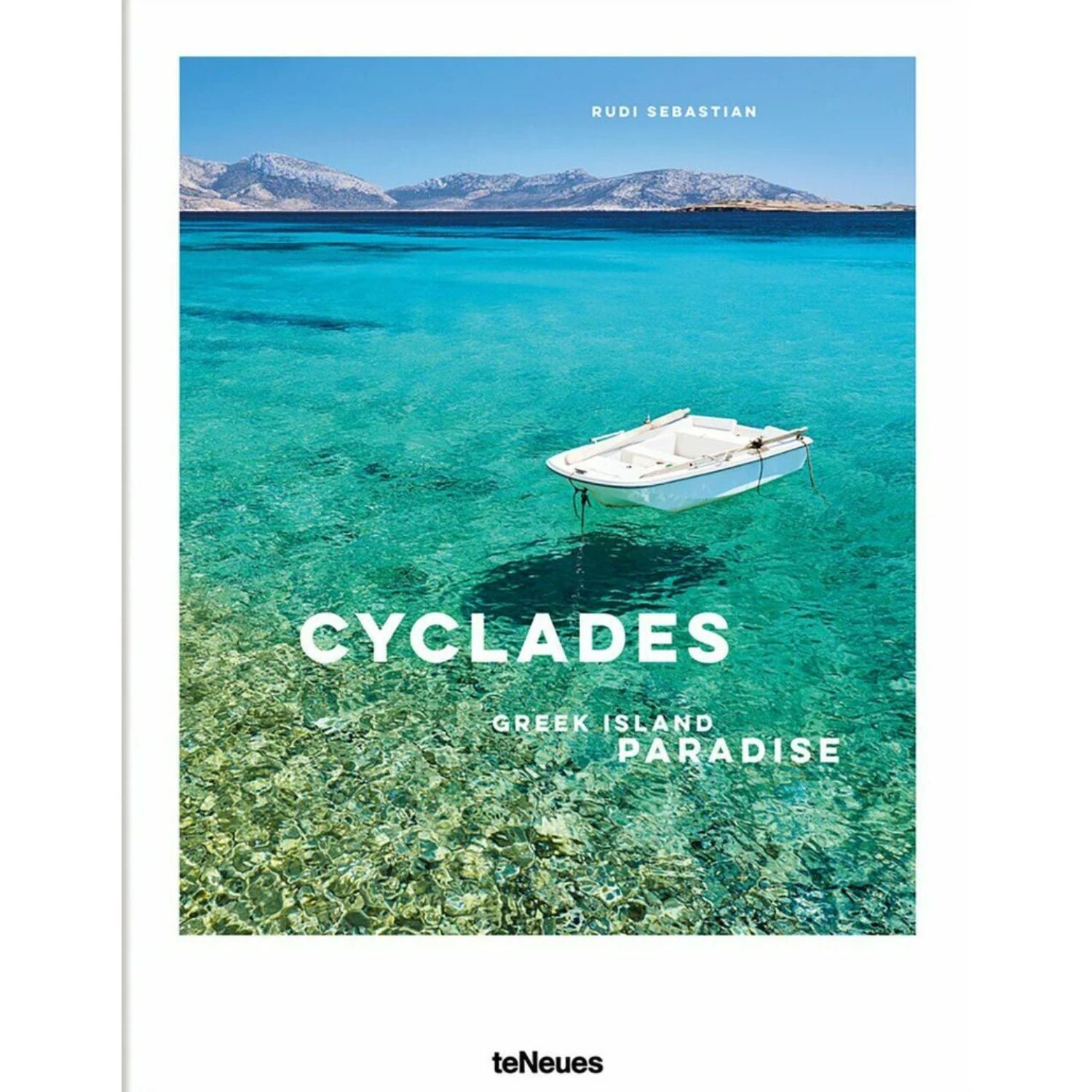 Hintsdeco Books Βιβλίο Τέχνης Βιβλίο Τέχνης Cyclades: Greek Island Paradise Γαλάζιο 24×3×30,5 cm Hintsdeco