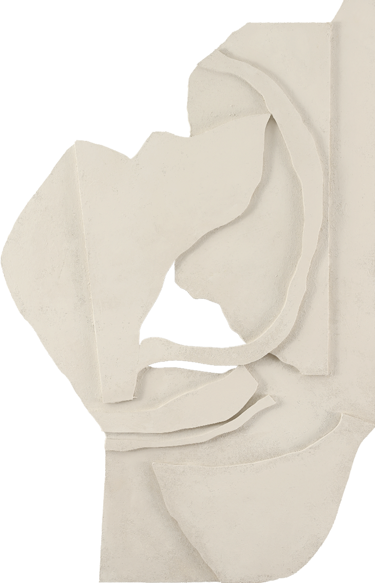 Έργο Τέχνης Pale Form Unika - Μπεζ Τσόχα W64 x H99 cm MALERIFABRIKKEN