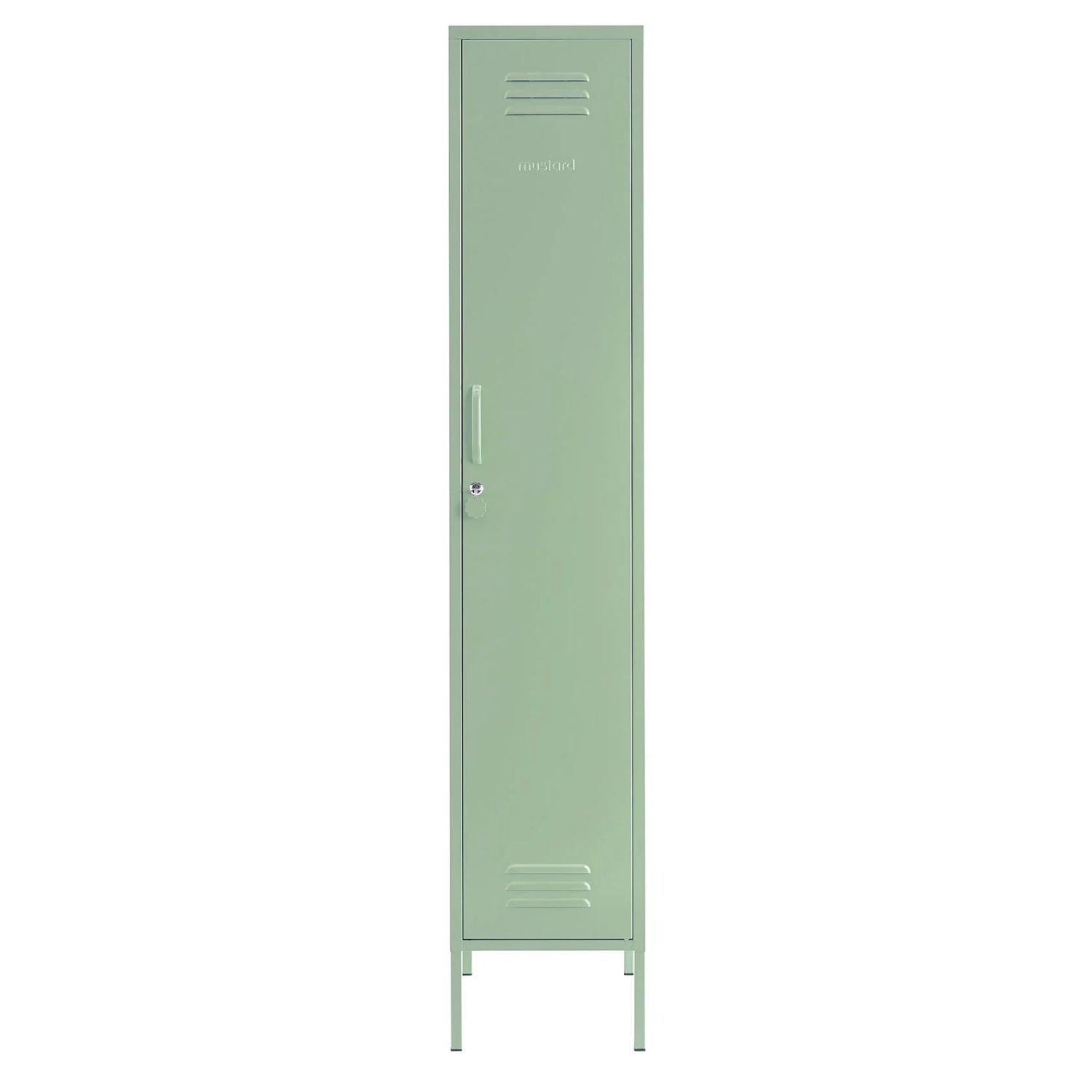 Mustard Ντουλάπι Μεταλλικό ντουλάπι Locker The Skinny in Sage Χάλυβας Ανοιχτό Πράσινο H183xW35xD46cm Mustard