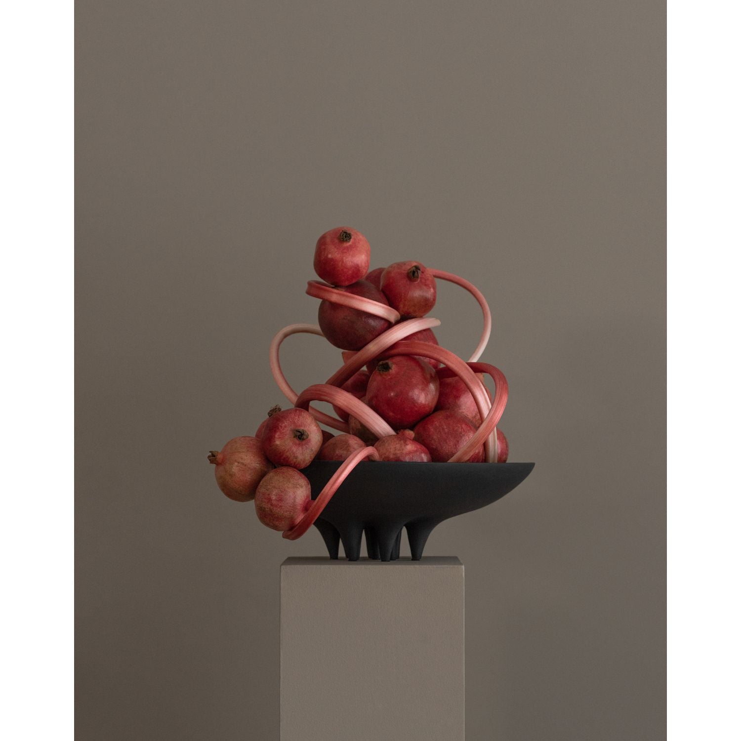 Διακοσμητική Πιατέλα, Μedousa Mini, Σκούρο Καφέ Κεραμικό, L30xW30x H9cm,101 COPENHAGEN