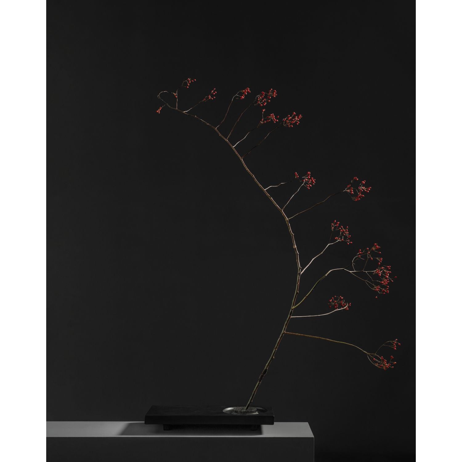 Διακοσμητική πιατέλα, Oka Tray Σκούρο Καφέ Ινώδες Σκυρόδεμα L45/W20/H6 cm 101 COPENHAGEN