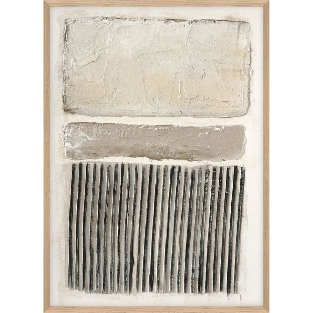 Έργο Τέχνης Art Structure 2 Nordic Art - Δρύινη Κορνίζα W50 x H70 cm MALERIFABRIKKEN