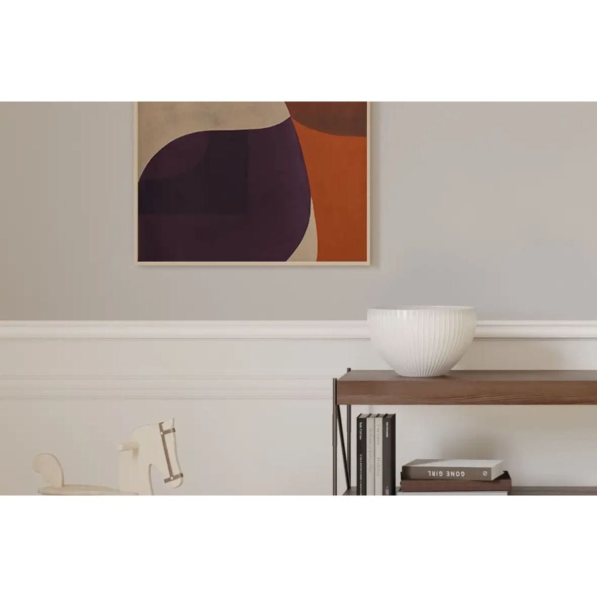 PAPER COLLECTIVE Poster Πόστερ, Painted Shapes 02, 50x70, Καφέ/Μπλε, Sustainable Paper, PAPER COLLECTIVE