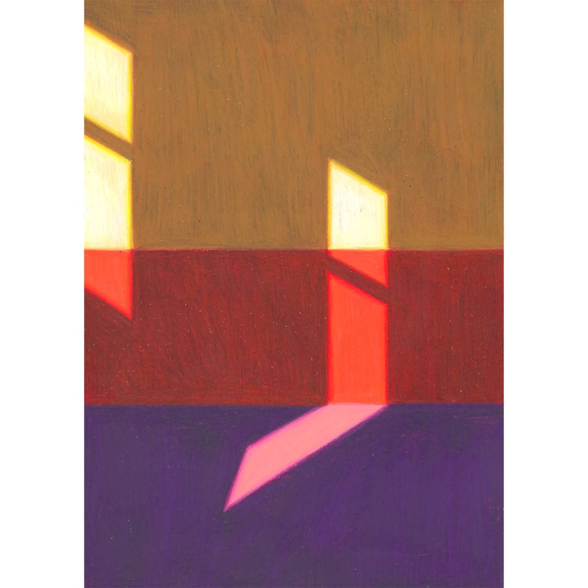 PAPER COLLECTIVE Poster Πόστερ, Les Vacances 02, 30x40, Μοβ/Κοκκίνο/Ωχρά, Sustainable Paper, PAPER COLLECTIVE