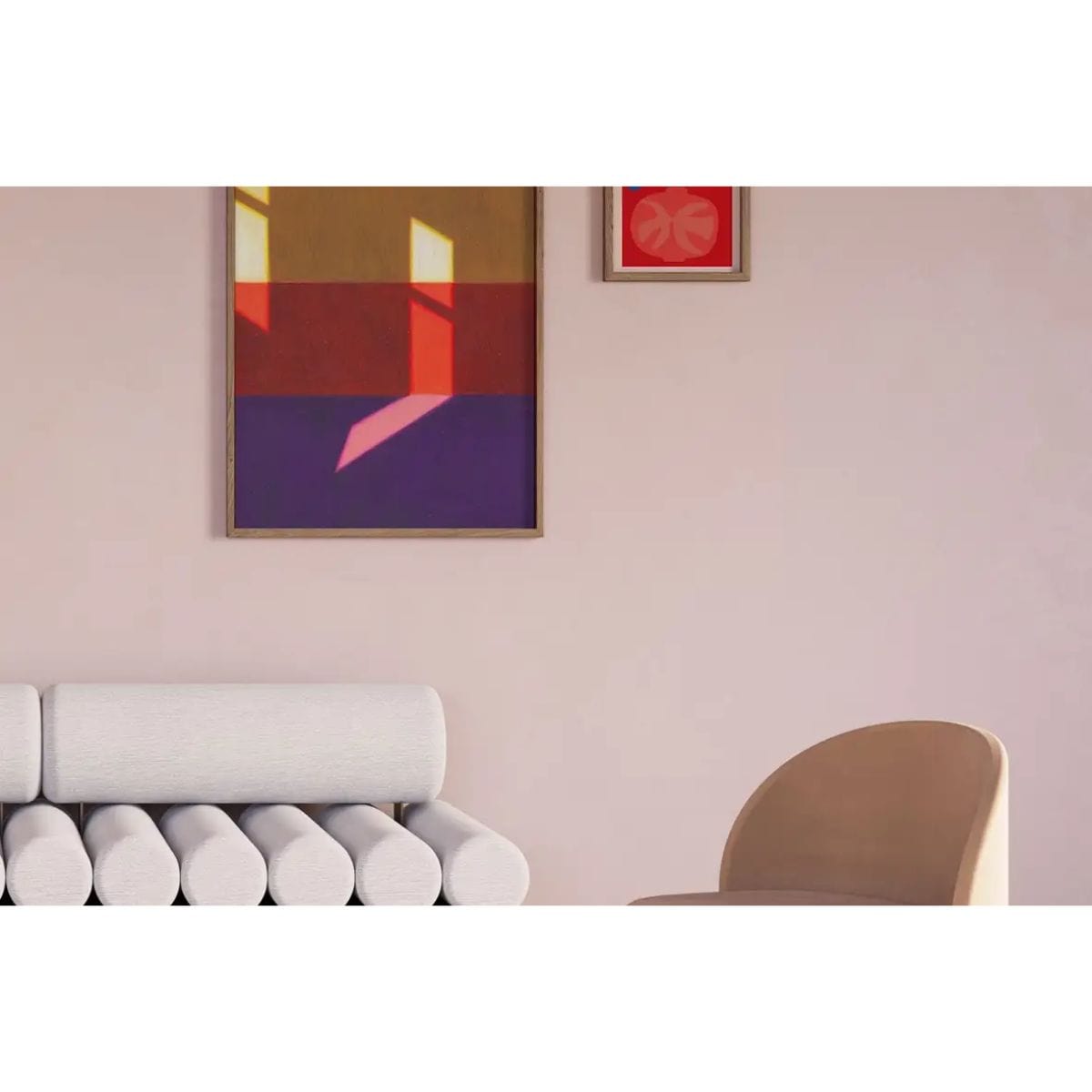 PAPER COLLECTIVE Poster Πόστερ, Les Vacances 02, 50x70, Μοβ/Κοκκίνο/Ωχρά, Sustainable Paper, PAPER COLLECTIVE