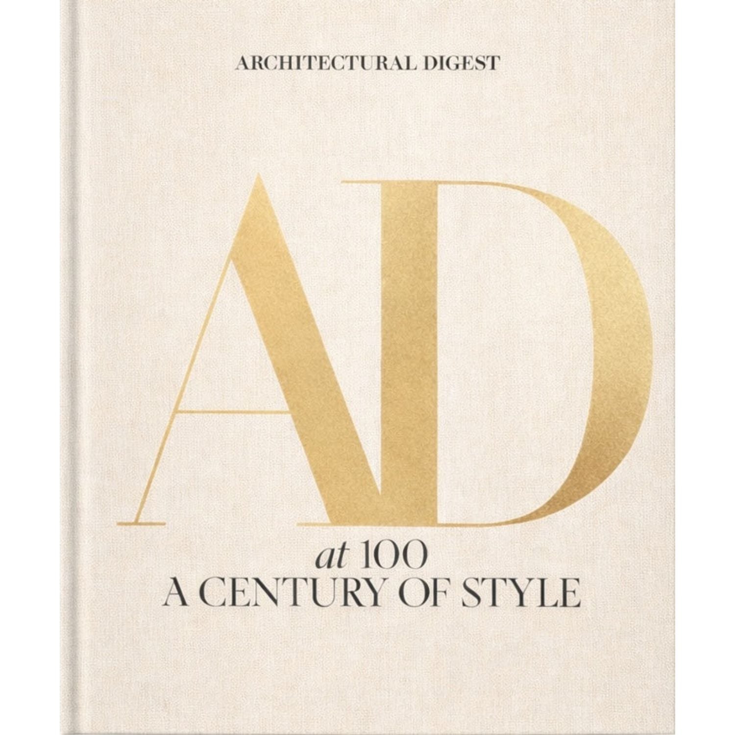 Βιβλίο Τέχνης The Collector's Edition - A Century of Style AD Μπεζ/Χρυσό, 26×4×34 cm, Hintsdeco