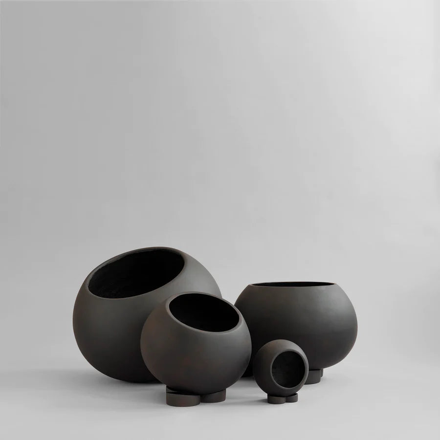 101 COPENHAGEN Κασπώ Urchin Mini Κασπώ Σκούρο Καφέ Σκυρόδεμα 35x35x24.5cm 101 COPENHAGEN