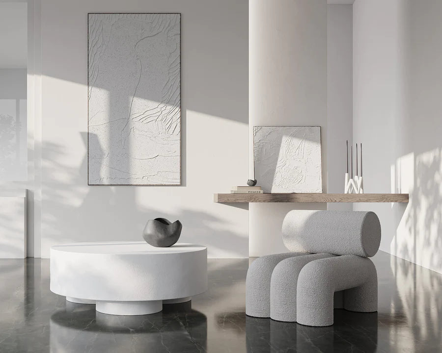 101 COPENHAGEN Βάζο Curve Bowl Big Κεραμικό Διακοσμητικό Βάζο Γκρι Η19,5x28,5x28,5cm 101 COPENHAGEN