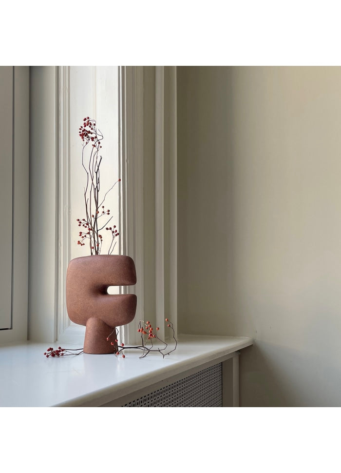 101 COPENHAGEN Βάζο Βάζο, Tribal, Mini, Tερακότα, Κεραμικό, 25x8x20cm, 101 COPENHAGEN