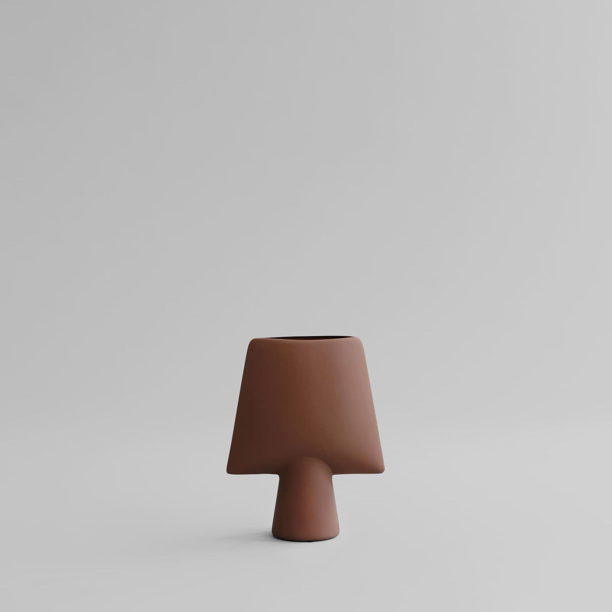 Βάζο Sphere Square Mini - Κεραμικό Almond H25 x W9 x L21 cm 101 COPENHAGEN