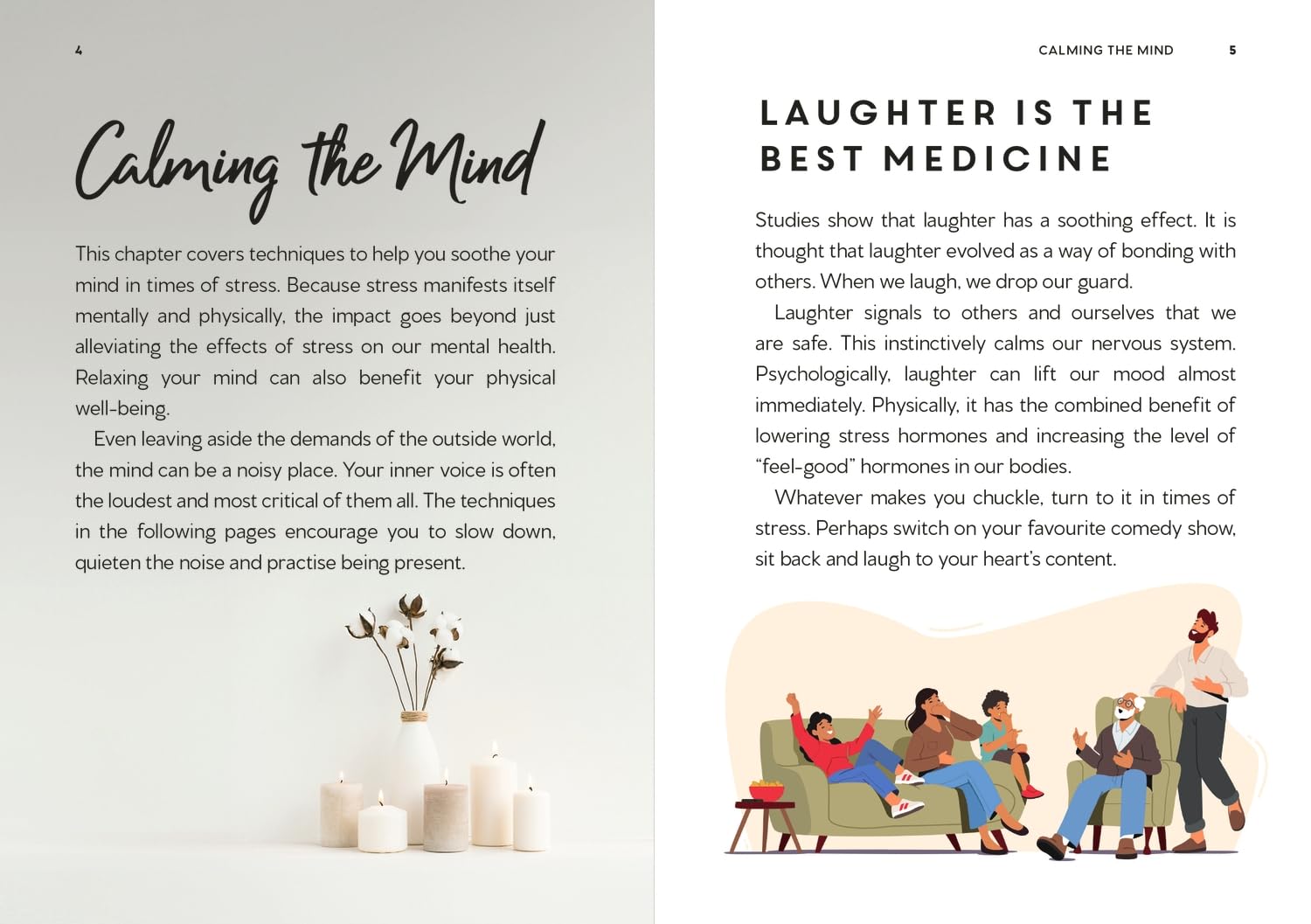 Βιβλίο Τέχνης All You Need is Less Stress Μαύρο 25×2,5×28,5 cm, Hintsdeco